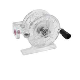 Ice Fishing Reel Winter Fishing Reel With Force-relieving Small Plastic (Option: White45small wheel)