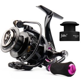 10  1BBs Coil Saltwater Carp Fishing Reel (Option: Purple-1000 series)