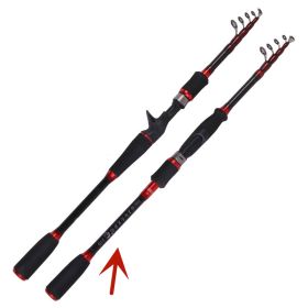 MH Shrinking Rod Straight Shank Shank Carbon Vibration Outlet Rod Fishing Tackle (Option: Straight handle-2.4)